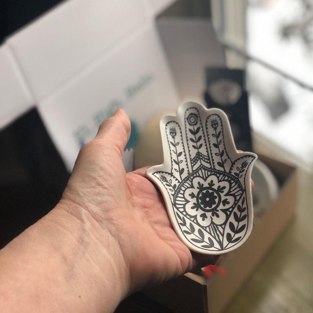 Ceramic Hamsa Hand - SensiBox
